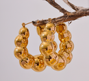 Beaded Hoop Earrings