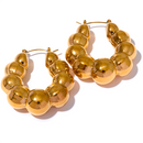 Beaded Hoop Earrings