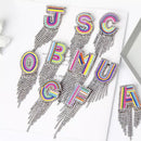 Initial Tassel Brooch