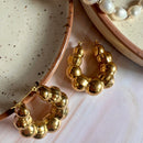 Beaded Hoop Earrings