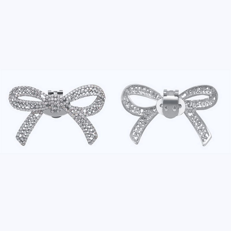 Crystal Knot Detachable Shoe Clips