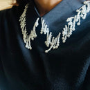 Detachable Pearl Collar - Black