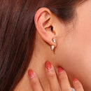 Zircon Hollow Earrings
