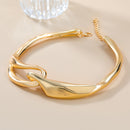 Interlocked Choker - Gold
