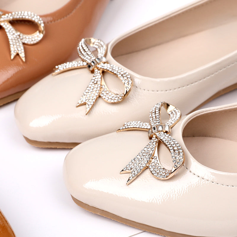 Crystal Knot Detachable Shoe Clips