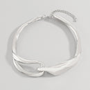 Interlocked Choker - Silver