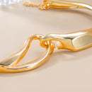 Interlocked Choker - Gold