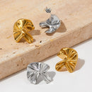 Crumple Texture Earrings