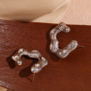 Engraved Texture Hoops