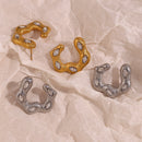 Engraved Texture Hoops