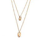 Seashell Layered Necklace