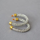 Rhinestone Bling Hoops