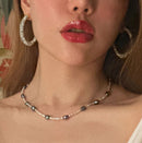 Rhinestone Bling Hoops