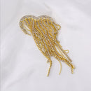 Gold Tassel Brooch