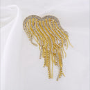 Gold Tassel Brooch