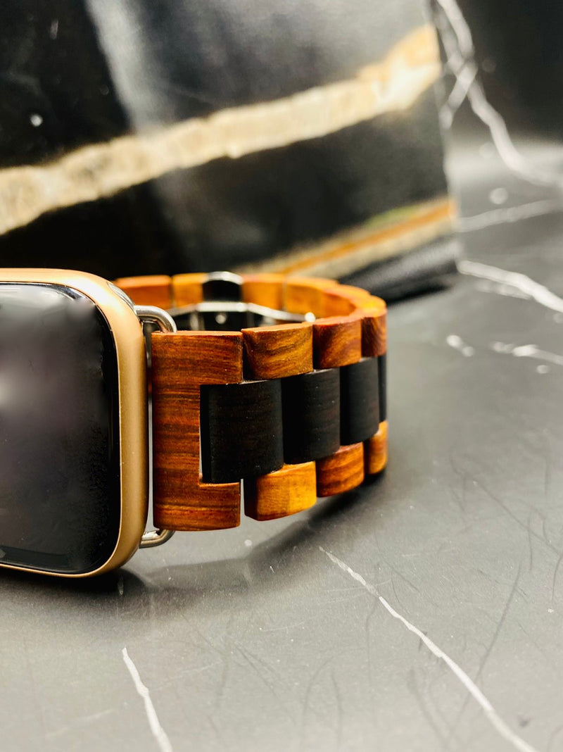 Raw Wood Apple Watch Band