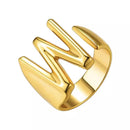 Gold Initial Ring