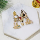 Embellished Initial Brooch - M