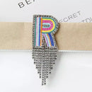 Initial Tassel Brooch