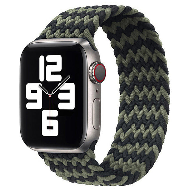 Braided Apple Watch Band - Green