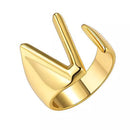 Gold Initial Ring