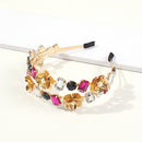 Flower Power Crystal Hair Band
