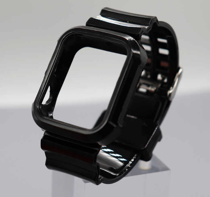 Clear Black Full Protect Apple Watch Band