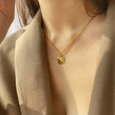 Face Pendant Necklace