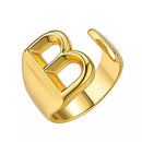 Gold Initial Ring