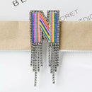 Initial Tassel Brooch