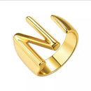 Gold Initial Ring