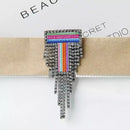 Initial Tassel Brooch