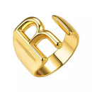 Gold Initial Ring