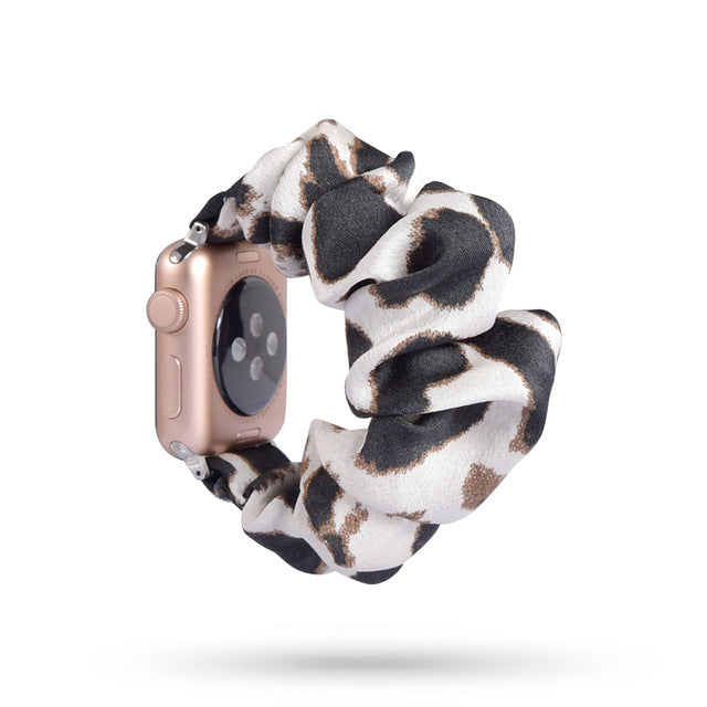Scrunchie Apple Watch Band - Leopard