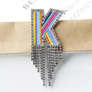 Initial Tassel Brooch