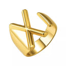 Gold Initial Ring
