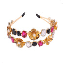 Flower Power Crystal Hair Band