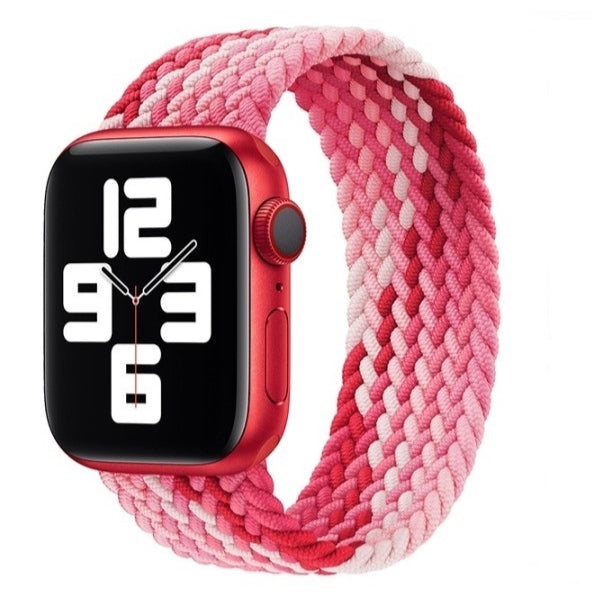 Braided Apple Watch Band - Pink