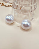 Exaggerated Pearl Studs