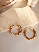 Wide Hoop Earrings