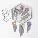 Initial Tassel Brooch