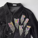 Initial Tassel Brooch